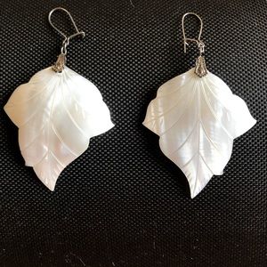 Mother of Pearl Earrings with Sterling Silver